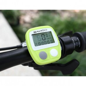 Велокомпьютер проводной Sahoo 81491 green 