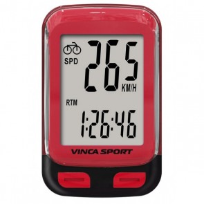 Велокомпьютер беспроводной Vinca sport V-3600 red 