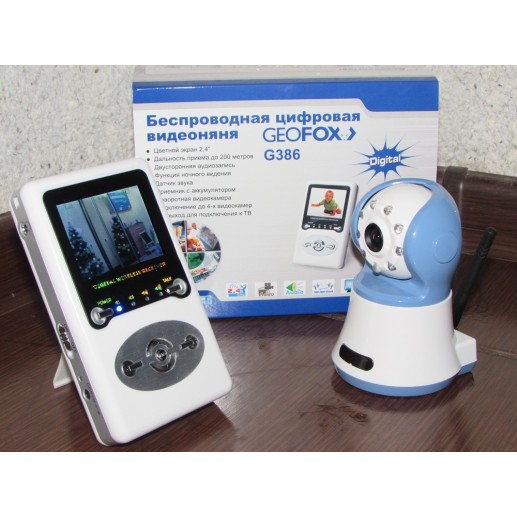 Купить видеоняню, радионяню Geofox G386 в Минске.